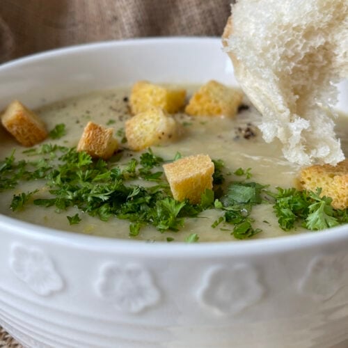 Slow Cooker Leek and Potato Soup Tales From The Kitchen Shed