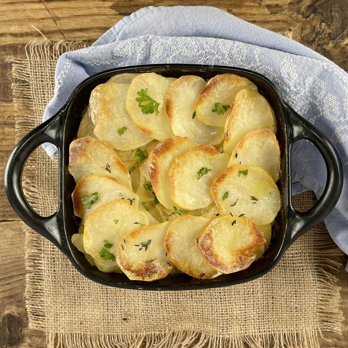 French Boulangère Potatoes (Potato and Onion Bake) Tales From The